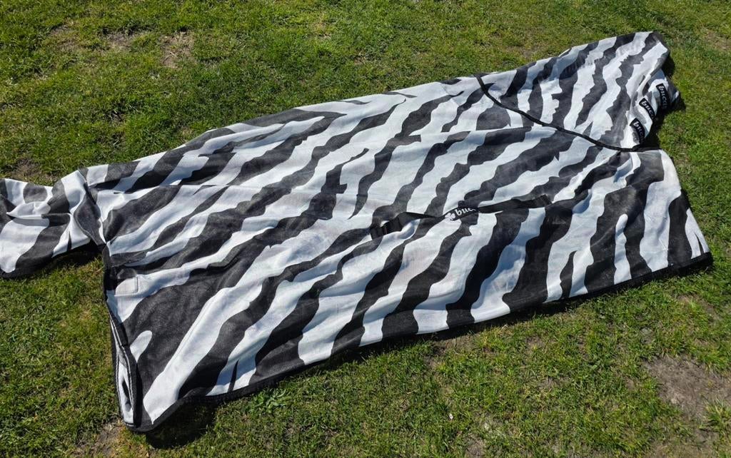 Bucas buzz-off Zebra full neck  7'0", Dieren en Toebehoren, Ophalen of Verzenden, Zo goed als nieuw