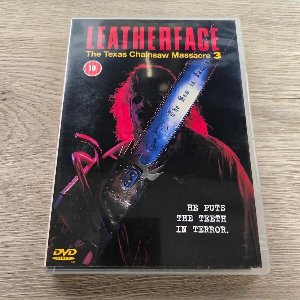 Leatherface - Texas Chainsaw Massacre 3 (4 = 3 BETALEN), Alle leeftijden, Ophalen of Verzenden, Zo goed als nieuw, Slasher