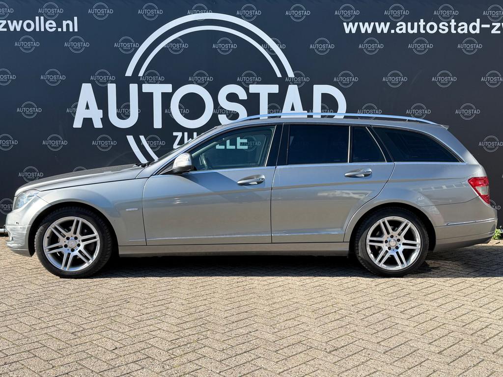 Mercedes-Benz C-klasse Estate 200 CDI Business Class Avantga, Zwart, 4 cilinders, 1505 kg, Leder en Stof