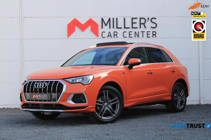Audi Q3 35 TFSI S Line Pro Pano Carplay Leder Stoelverwarmin, Auto's, Audi, Bedrijf, Te koop, Q3, ABS, Airbags, Airconditioning