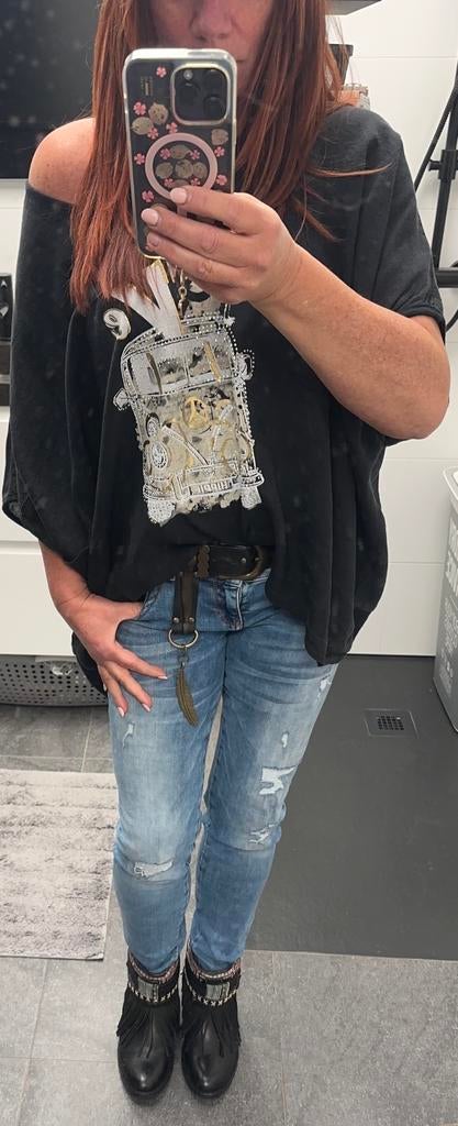 Ibiza boho hippie laarsjes boots van dure merk Emonk mt 40, Kleding | Dames, Schoenen, Ophalen of Verzenden, Zo goed als nieuw