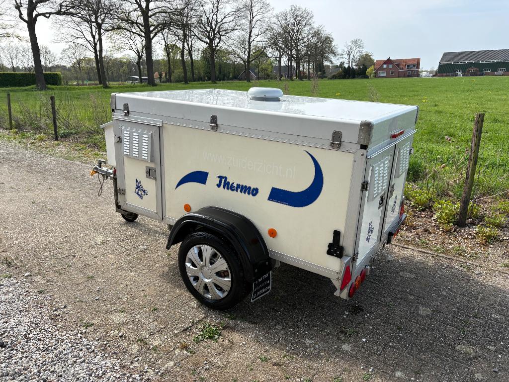 WT Metall 4 vaks hondenaanhanger, Dieren en Toebehoren, Ophalen, Gebruikt