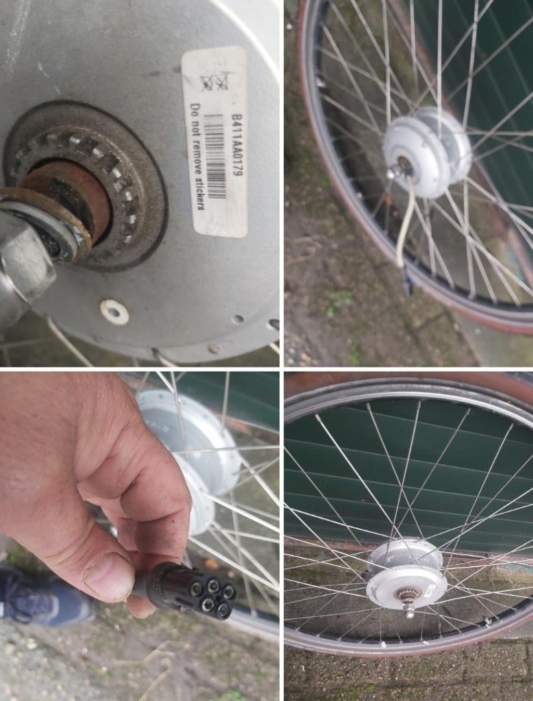 Fietswielen elektrisch, Ophalen, Zo goed als nieuw, Motor