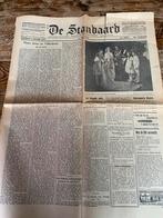 krant de standaard 9 jan 1937 bruidspaar Juliana en Bernhard, Verzamelen, Ophalen of Verzenden, Gebruikt, Nederland, Overige typen