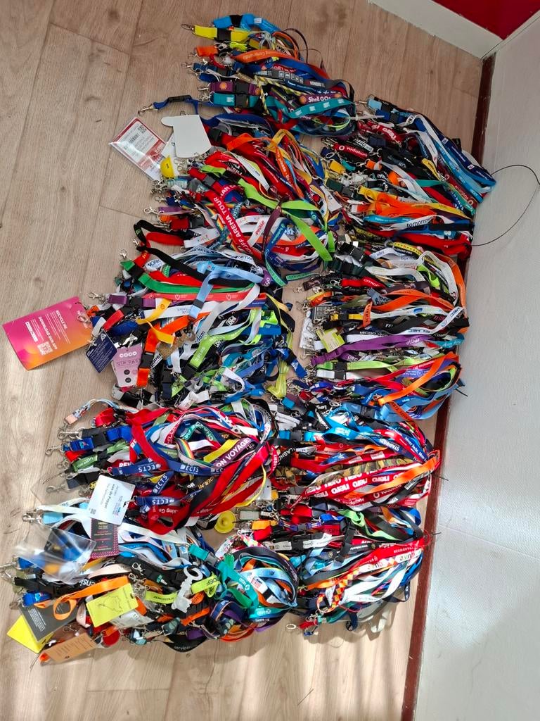 Grote verzameling keycords, ongeveer 900 stuks, Verzamelen, Overige Verzamelen, Ophalen