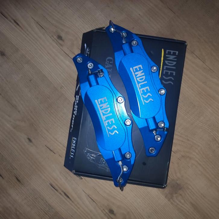 Remklauw covers blauw - Endless Aluminium, Auto-onderdelen, Remmen en Aandrijving, Universele onderdelen, Nieuw, Ophalen of Verzenden
