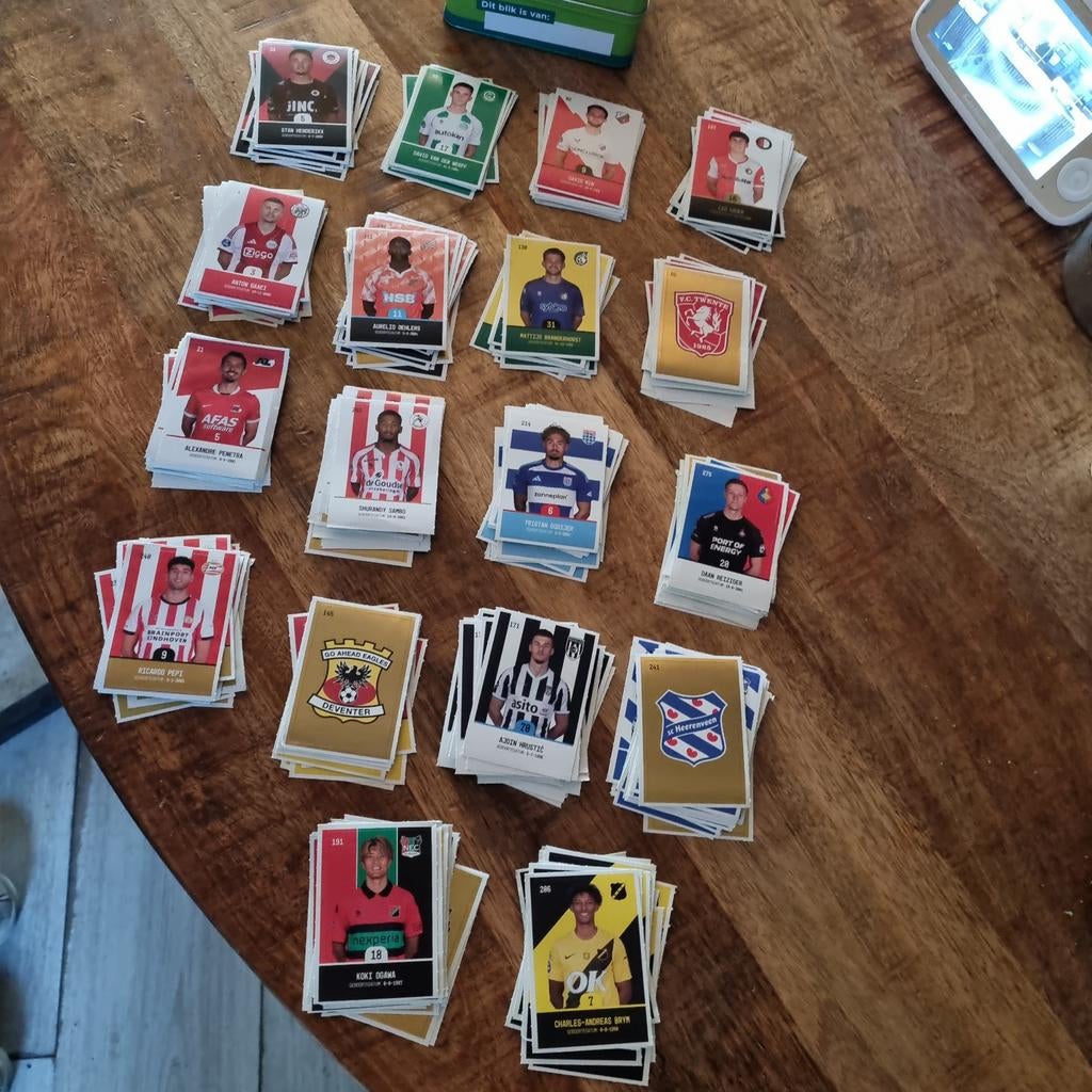 Plus Voetbalkaartjes - Diverse Clubs en Spelers, Verzamelen, Ophalen of Verzenden, Gebruikt, Overige binnenlandse clubs, Spelerskaart