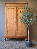 Originele grenen biedermeier meidenkast kledingkast bezorgen, Ophalen of Verzenden