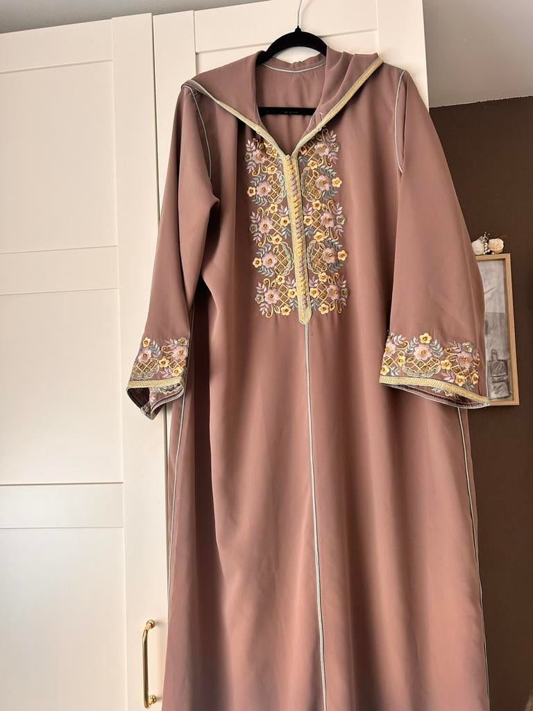 Marokkaanse djelaba jalaba maat L, Overige typen, Beige, Maat 42/44 (L), Nieuw