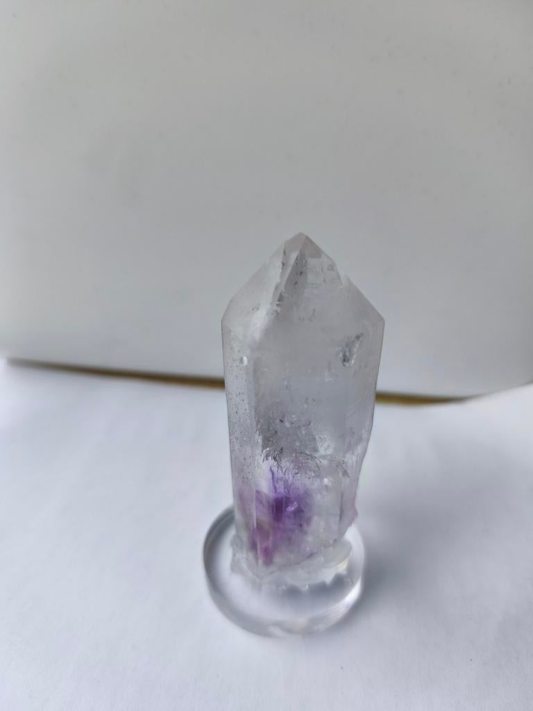 Grote Quartz Amethist punt Brandberg, Namibië, Ophalen of Verzenden, Mineraal