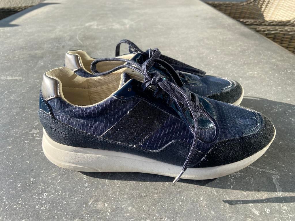 Blauwe Geox sneakers, maat 36, Blauw, Ophalen of Verzenden, Sneakers of Gympen, Gedragen