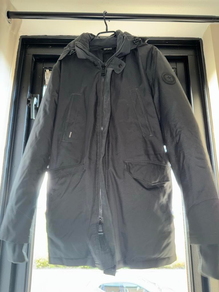 Airforce jas heren, Kleding | Heren, Jassen | Winter, Ophalen, Gedragen, Maat 48/50 (M), Grijs