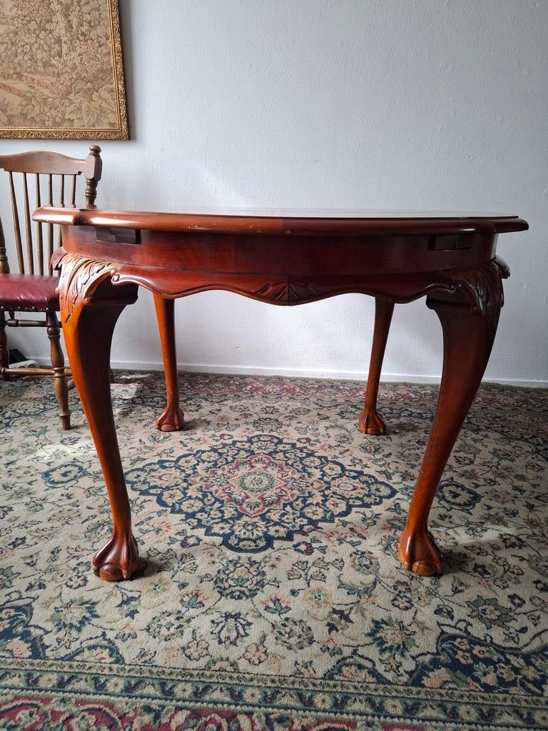 Houten Queen Anne eet tafel, Antiek en Kunst, Ophalen of Verzenden