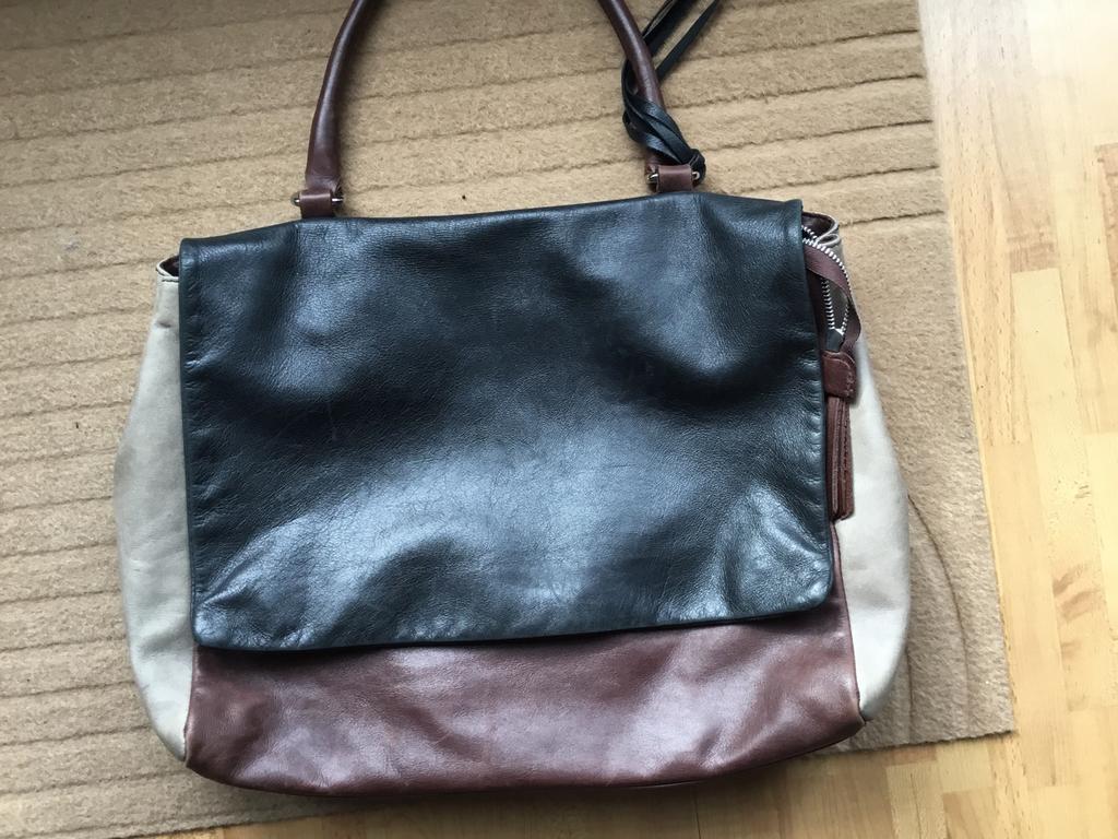 Mooie leren tas van het merk Gianni Chiarini, Ophalen of Verzenden, Zo goed als nieuw, Zwart