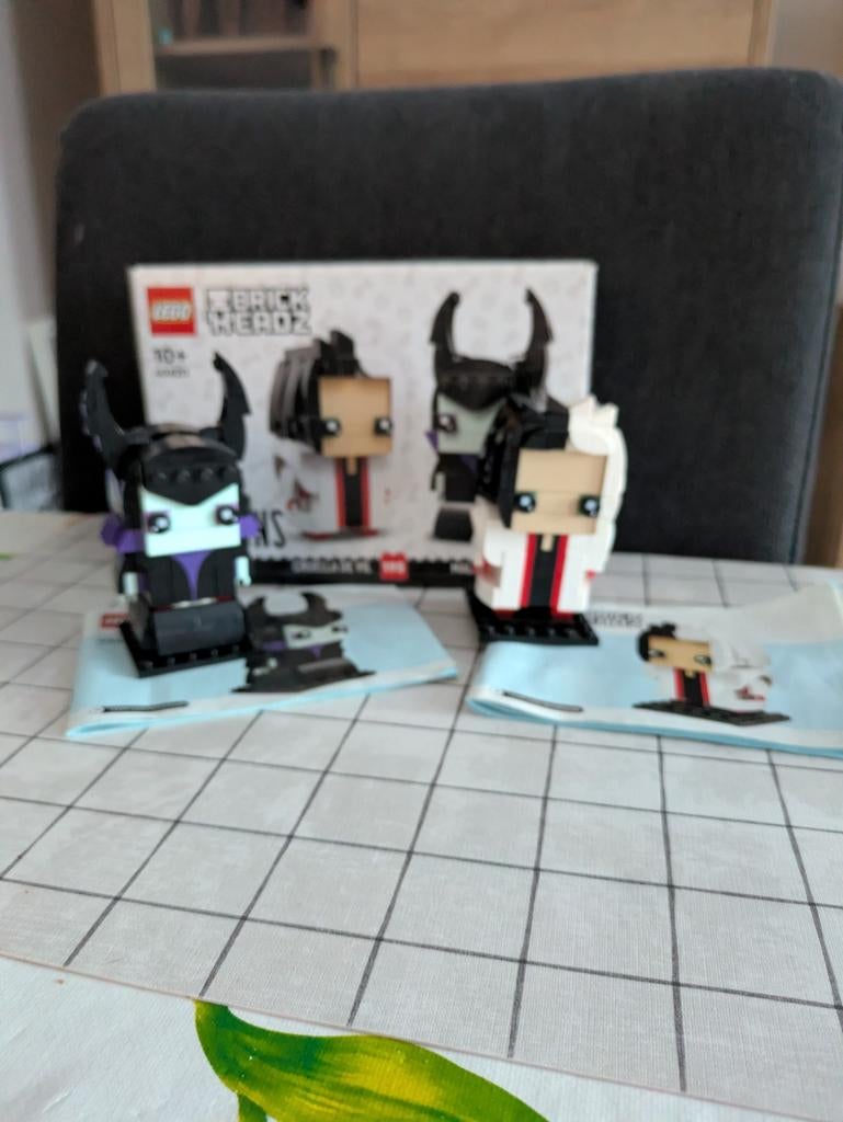 LEGO BrickHeadz Disney Schurken Maleficent & Cruella De Vil, Kinderen en Baby's, Speelgoed | Duplo en Lego, Compleet, BrickHeadz