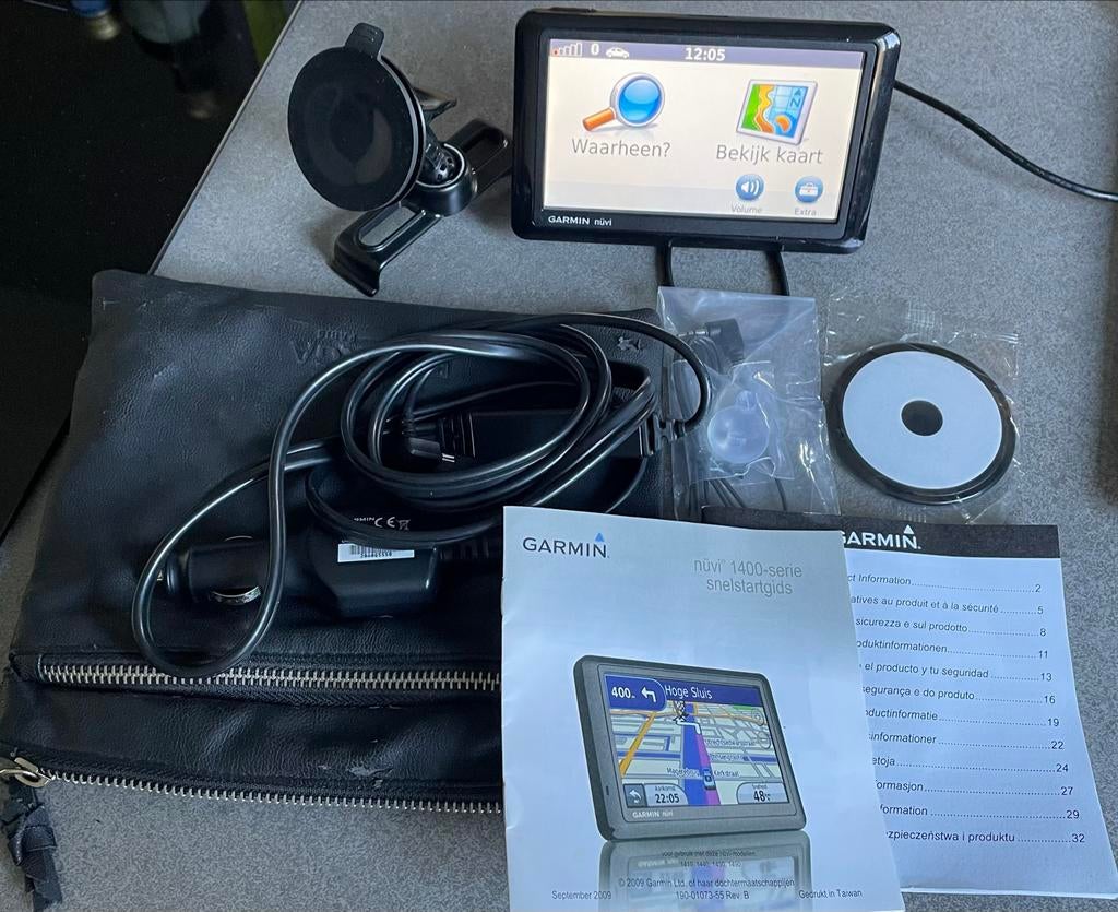 Garmin nüvi 1400-serie navigatiesysteem, Ophalen, Gebruikt