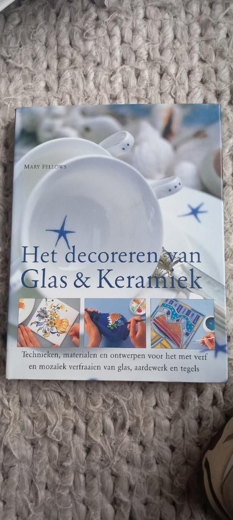 M. Fellows - het decoreren van glas & keramiek., Boeken, Hobby en Vrije tijd, Ophalen of Verzenden, Zo goed als nieuw, Tekenen en Schilderen