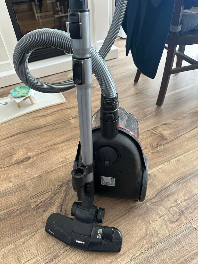 Philips PowerPro cyclone 5 Compact Stofzuiger, Witgoed en Apparatuur, Stofzuigers, Ophalen of Verzenden, Gebruikt, Reservoir, Stofzuiger