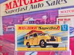 Lesney Matchbox Superfast MB12 Landrover Safiri leeg doosje, Ophalen of Verzenden, Gebruikt, Auto, Matchbox