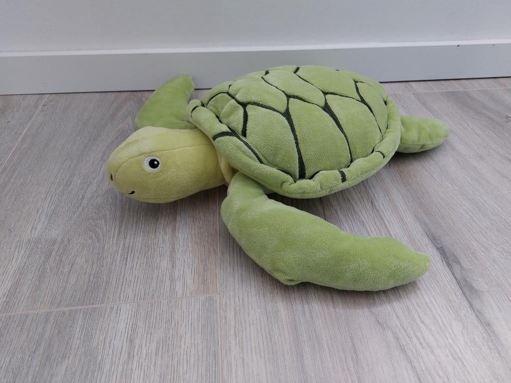 Knuffel Ikea schildpad blavingad groen zee L1217, Ophalen of Verzenden, Zo goed als nieuw