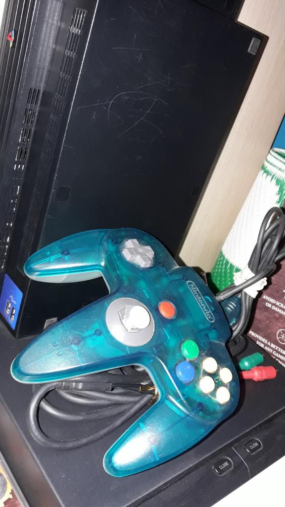 Nintendo 64 ice blue controller, Ophalen, Zo goed als nieuw