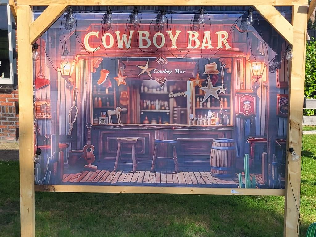 Feestweek Buurtfeest thema, Ophalen, Gebruikt, Versiering