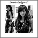 Dennis Gadgets:Damespruik lang lichtbruin of zwart nr.21/22, Ophalen of Verzenden, Nieuw, Pruik of Haarverlenging