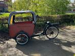 Babboe Big-E Bakfiets - Elektrisch met Huif, Fietsen en Brommers, Fietsen | Bakfietsen, Gebruikt, Huif, 2 kinderen, Ophalen