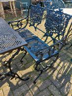 Tuinset bank tafel met 2 stoelen, Ophalen, Gebruikt, Aluminium