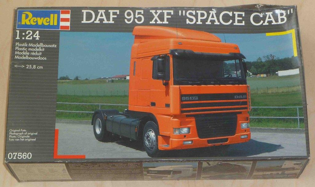 Daf 95XF Space Cab (Revell), Hobby en Vrije tijd, Modelbouw | Auto's en Voertuigen, 1:50 of kleiner, Revell, Ophalen of Verzenden