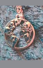 Ketting wereld, Verzenden, Nieuw, Zilver, Met hanger