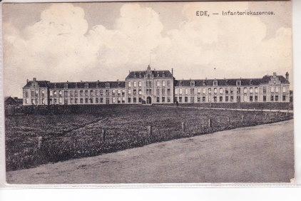 EDE,- Infanteriekazerne. Nauta kaart. 09-04, Ophalen of Verzenden, 1920 tot 1940, Gelopen, Gelderland