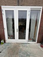 Openslaande deuren, evt met kozijn, Doe-het-zelf en Verbouw, Deuren en Horren, Ophalen, 80 tot 100 cm, 215 cm of meer, Hout