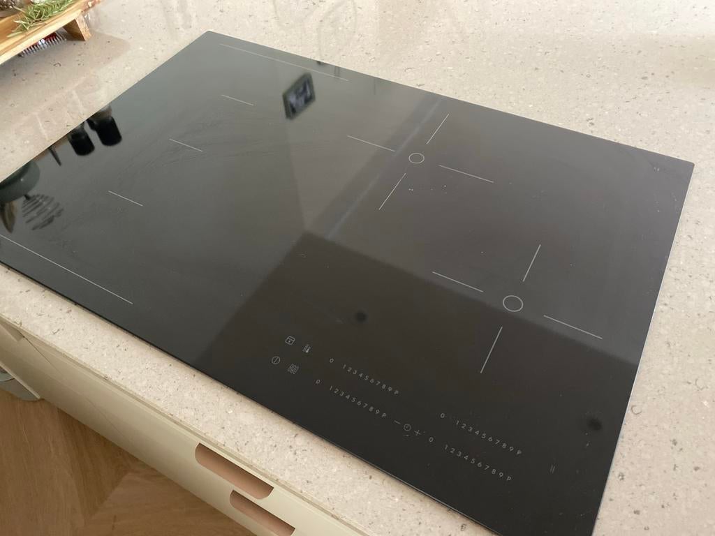 IKEA / AEG Inductieplaat Hogklassig 78x59 cm, Ophalen, Gebruikt, 4 kookzones, Inbouw