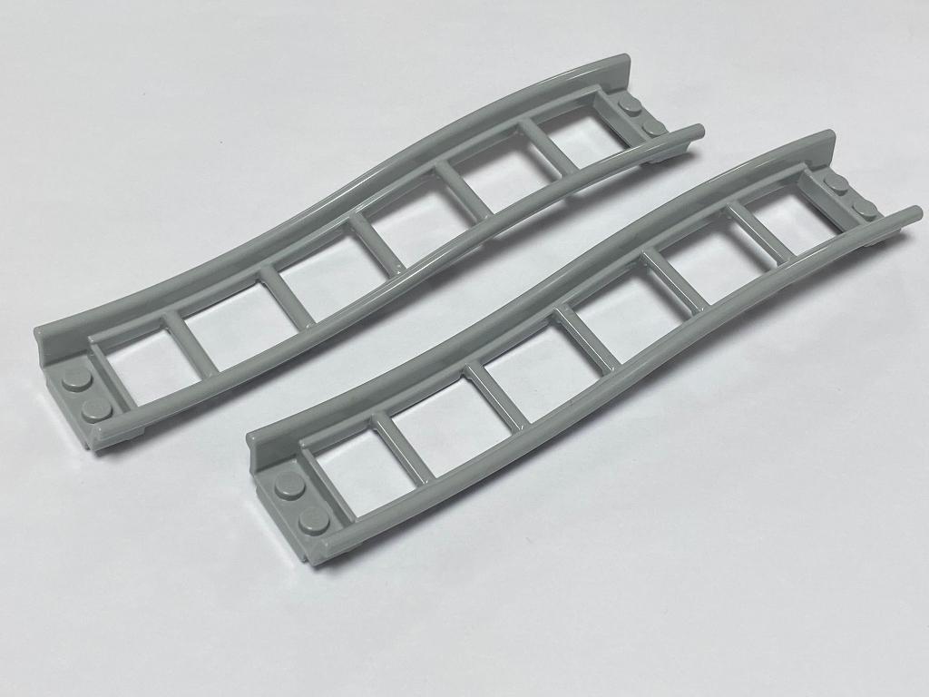 Partij 2x Lego golvende helling rails in diverse kleuren, Overige thema's, Lego, Nieuw, Ophalen of Verzenden