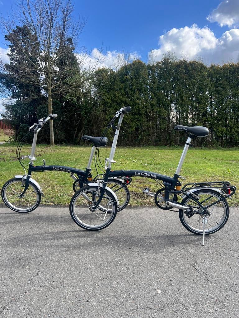 Buzbike vouwfiets 3 versnellingen, 16 tot 18 inch, Versnellingen, Zo goed als nieuw, Totaal opvouwbaar