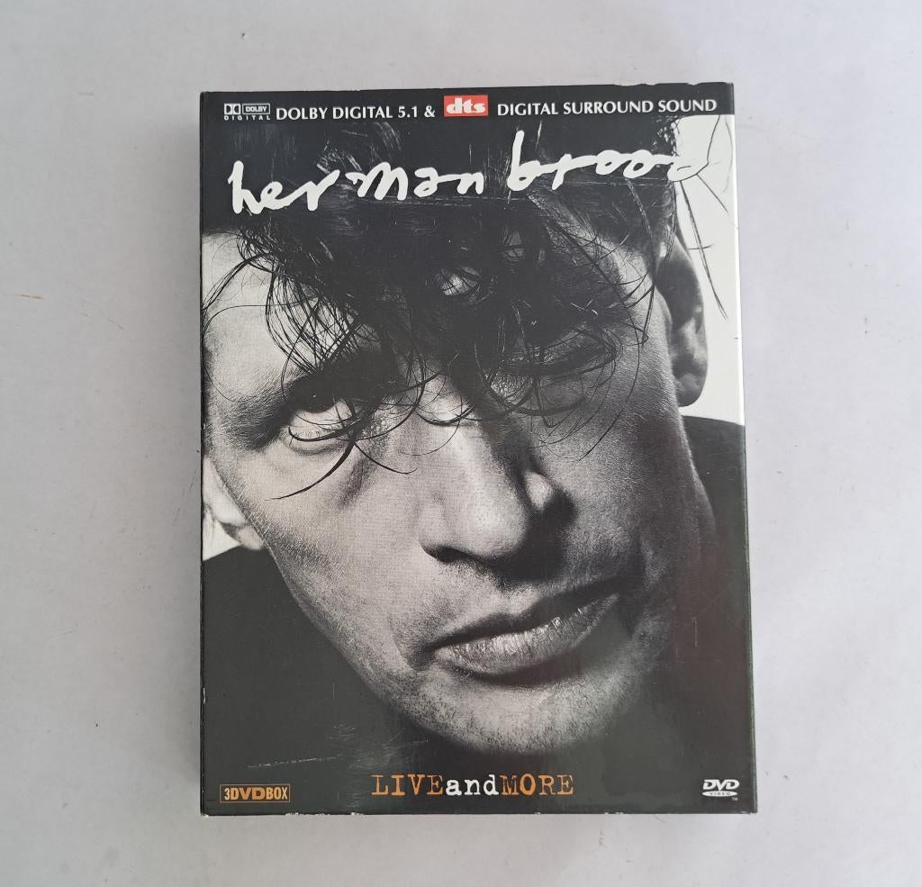 Herman Brood - Liveandmore - Live and More - 3DVDset, Alle leeftijden, Boxset, Ophalen of Verzenden, Zo goed als nieuw