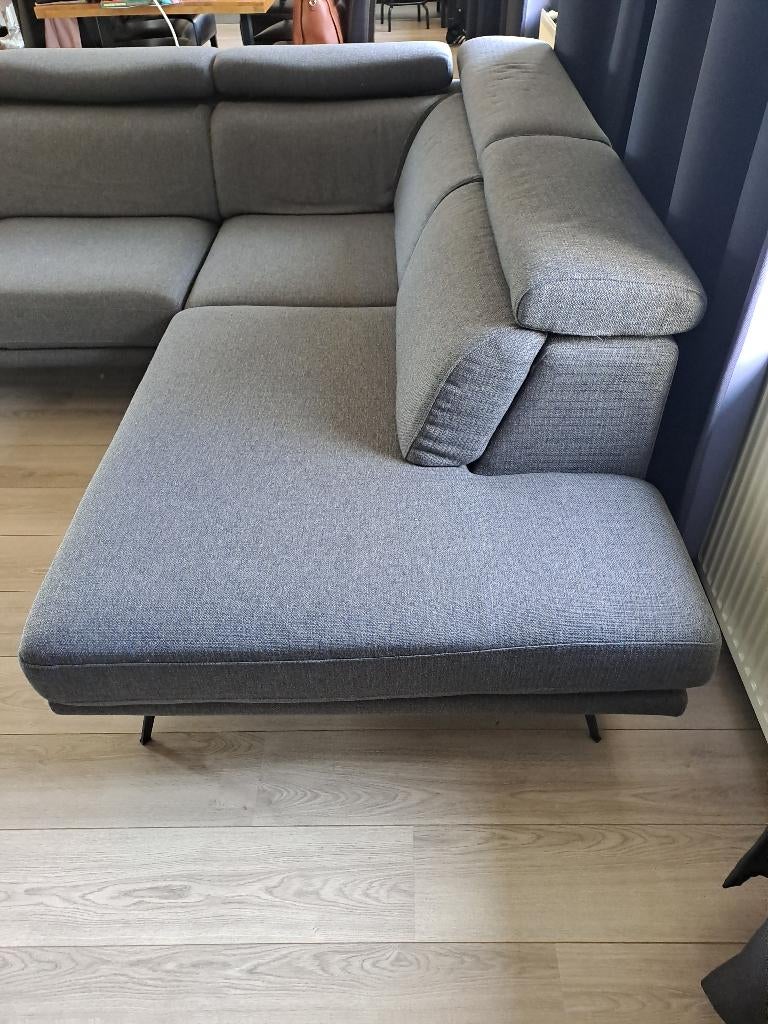 Hoekbank Viggo Goossens - grijs, Ophalen, 250 tot 300 cm, Hoekbank, Zo goed als nieuw