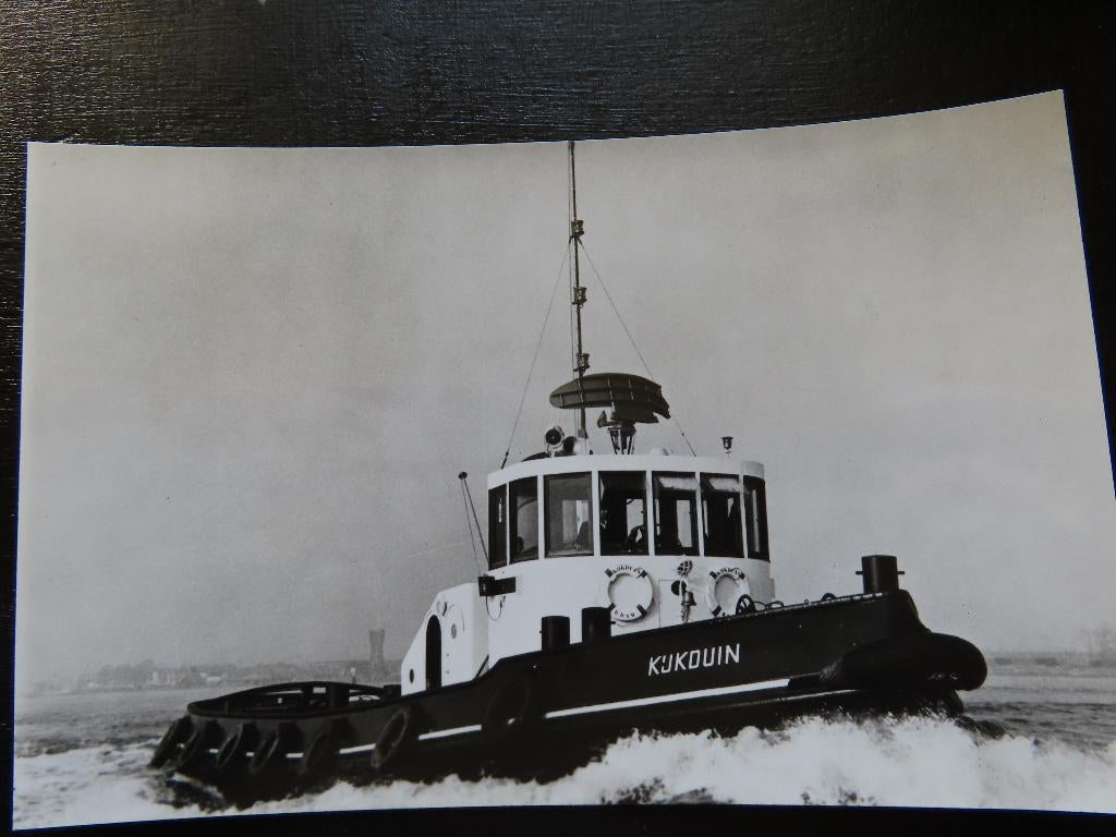 ansichtkaart sleepboot "Kijkduin" Smit & co, Ophalen of Verzenden, Gebruikt, Motorboot, Kaart, Foto of Prent