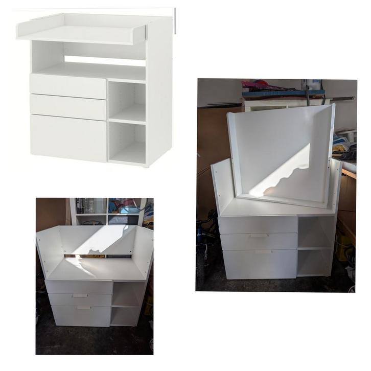 Smastad commode wit, Kinderen en Baby's, Kinderkamer | Commodes en Kasten, Zo goed als nieuw, Commode, 90 tot 105 cm, 100 cm of meer