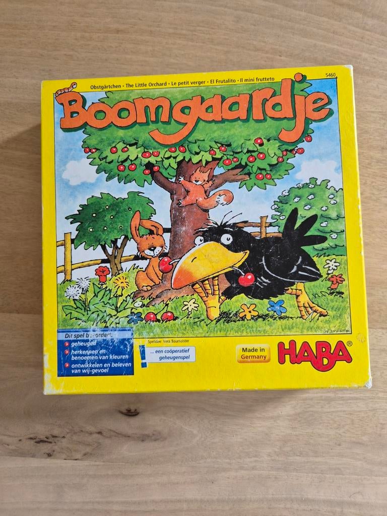 Boomgaardje HABA Coöperatief Geheugenspel, Een of twee spelers, Ophalen of Verzenden, Gebruikt, HABA