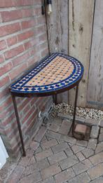 Mozaïek tafeltje, Minder dan 55 cm, Gebruikt, Rond, Ophalen