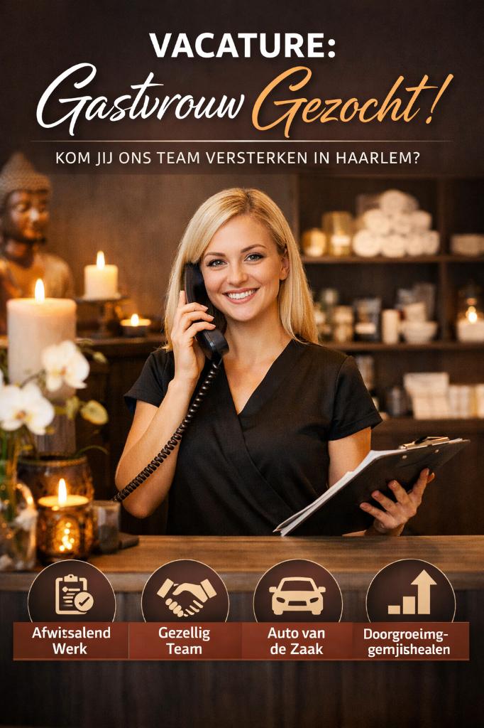Gastvrouw massagesalon Haarlem gezocht, Overige massages