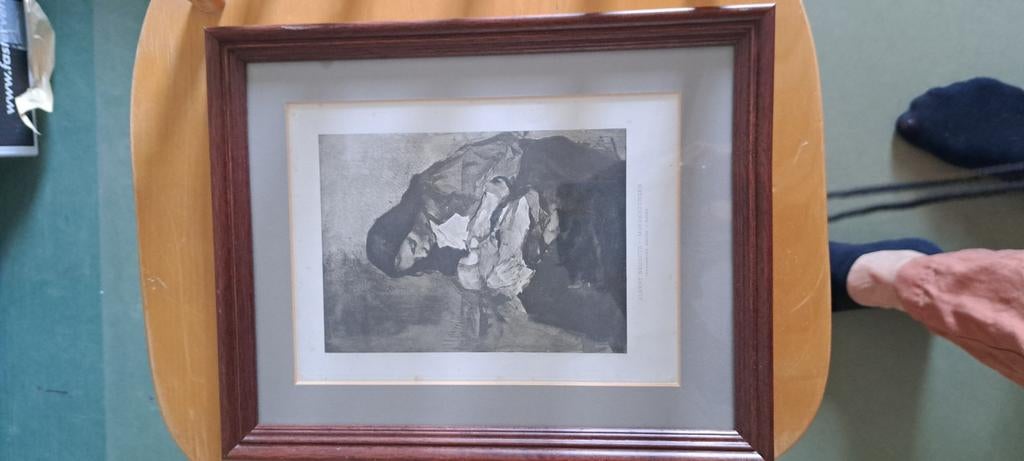 8 schilderijen in zelfde lijstje, Ophalen