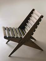 Opklapbare lattenstoel (schaarstoel) uit het midden 20e eeuw, Gebruikt, Overige kleuren, Eén, Ophalen