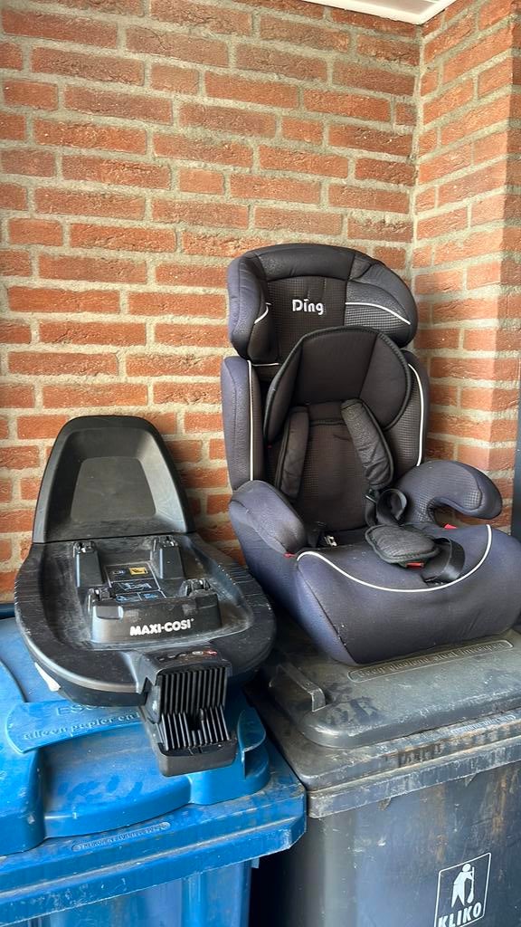 Iso fix en kinderstoel, Kinderen en Baby's, Autostoeltjes, Gebruikt, Isofix, 0 t/m 13 kg, Ophalen