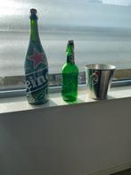 Bier fles Heineken en grols met koeler, Ophalen, Gebruikt, Overige kleuren, Glas