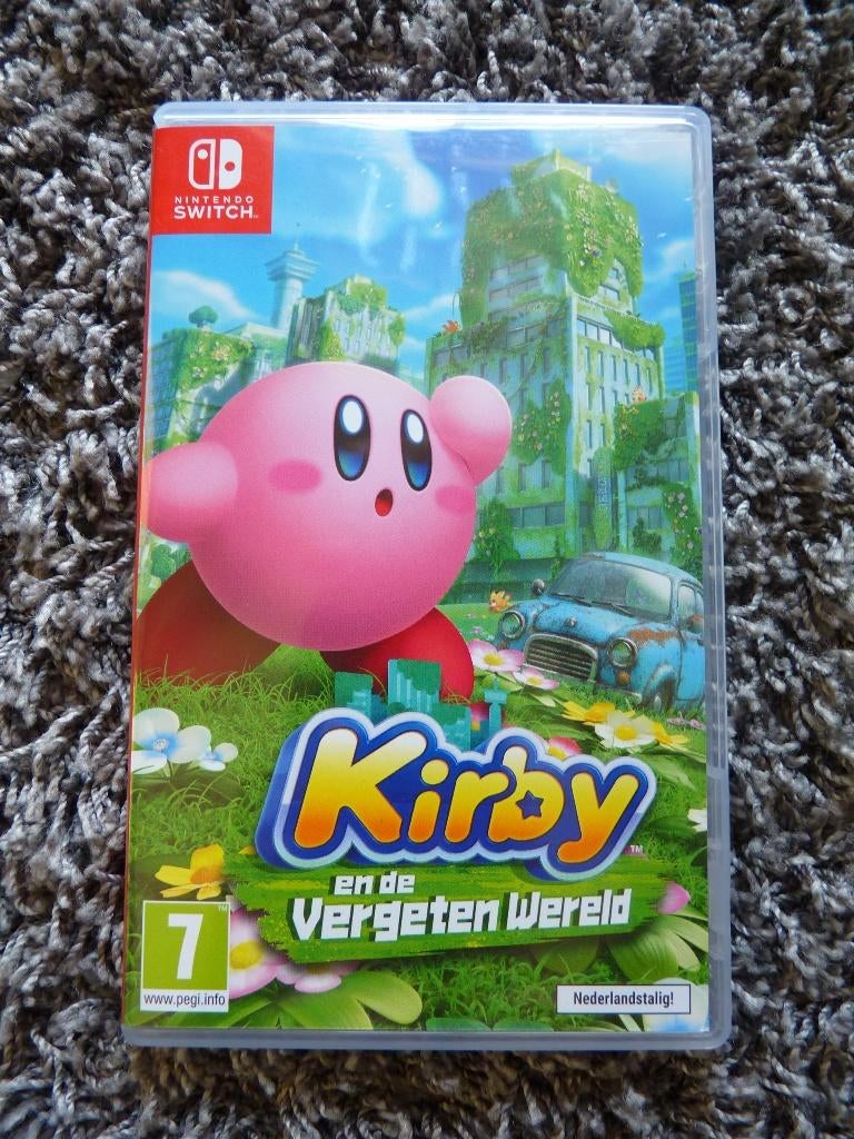 Kirby en de Vergeten Wereld Nintendo Switch 1&2, Avontuur en Actie, 1 speler, Ophalen of Verzenden, Zo goed als nieuw
