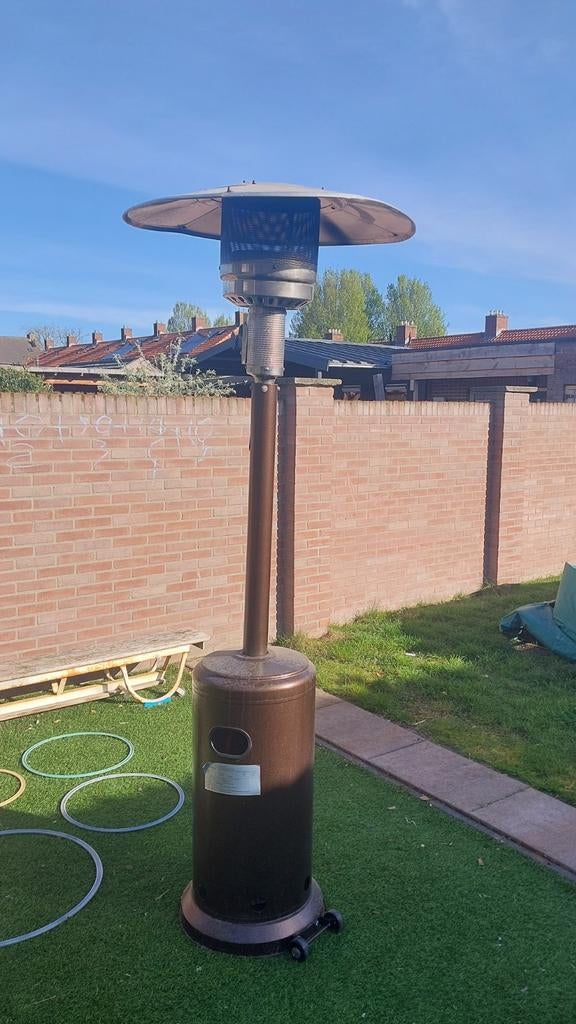 Terrasheater op Gas, Ophalen, Draaibaar, Gebruikt, Vloer
