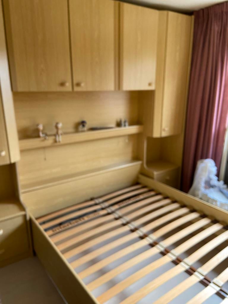 Slaapkamermeubel tweepersoons compleet., Ophalen, Gebruikt, Tweepersoons